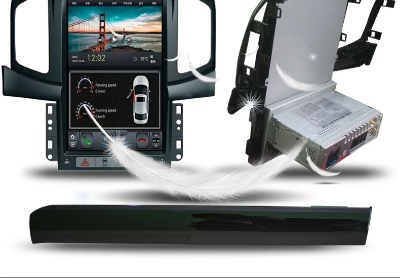 Clearance Tesla style Car Radio GPS Navigation For Chevrolet Captiva 2008-2012 13.6" Car Multimedia GPS Navigation Radio Player 3