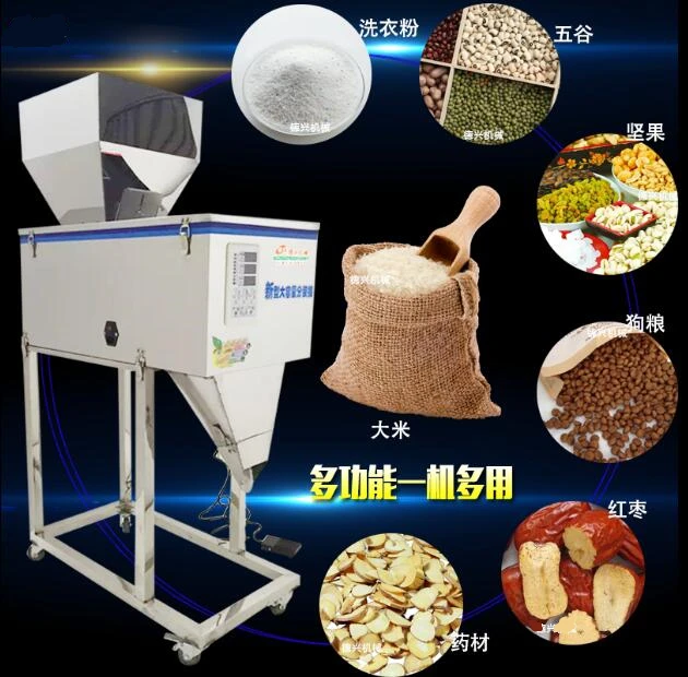 18 10 3000g automatic Food weighing racking machine Granular powder