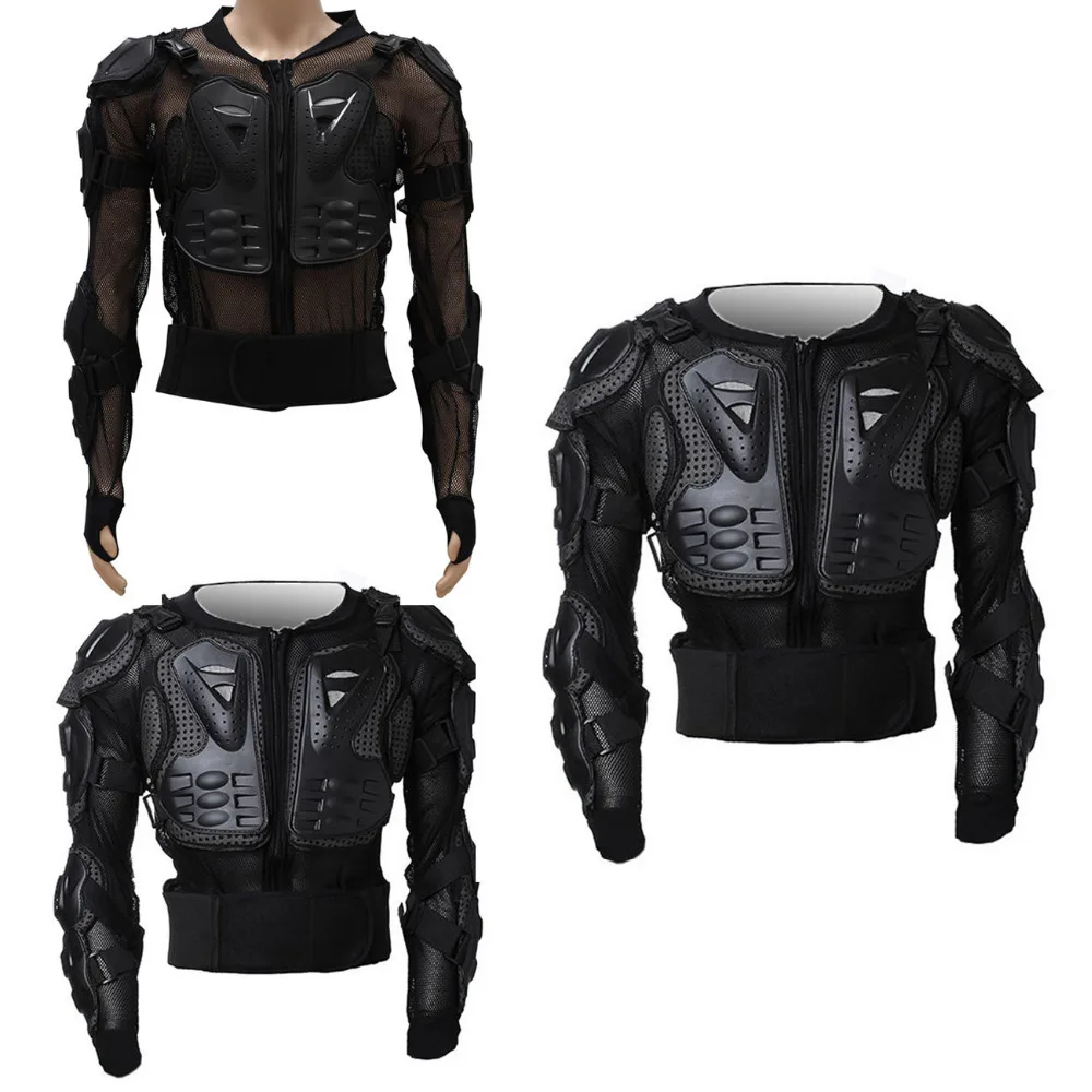 1pcs New Motorcycle Motocross Racing Protective Armor Jacket Gear Spine Chest
