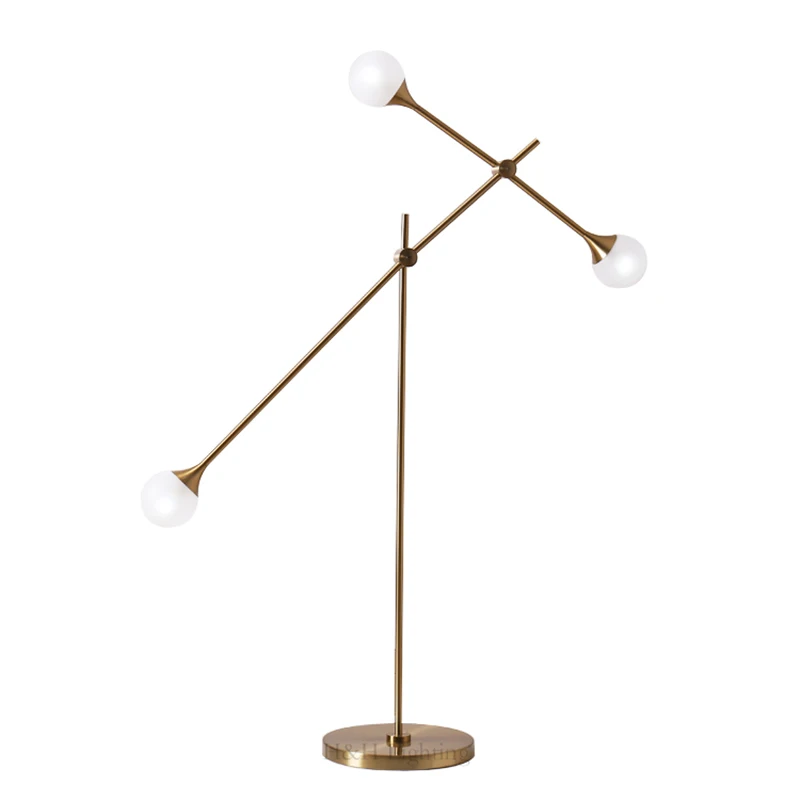 gold modern floor lamp