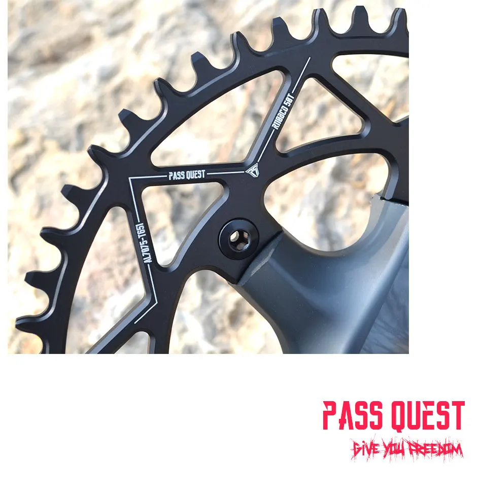 PASS QUEST R110 / 4 BCD 110BCD Round Road Bike Narrow Wide Chainring 40T-52T bike Chainwheel ultegra R7000 R8000 DA9100