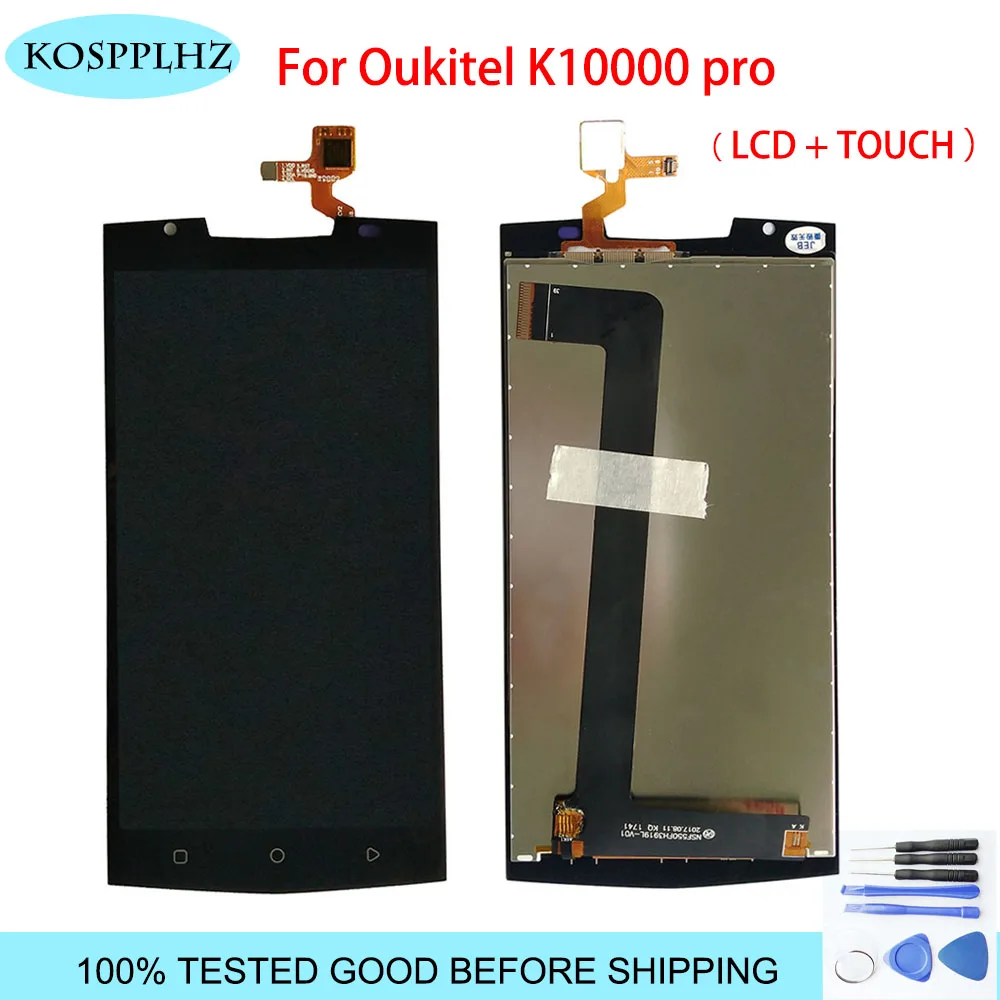 Оригинальный KOSPPLHZ для Oukitel K10000 Pro ЖК дисплей + сенсорный экран 100% испытанный