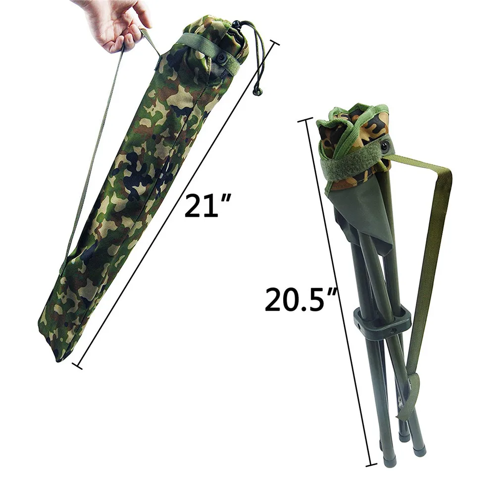 Cadeira de Pesca Cadeira de Acampamento Leve para ao ar Portátil Dobrável Cadeira Heavy Duty Camping Traving Assento Fezes Viagem Peso Livre 300lbs 4 High Quality Esporte e Lazer