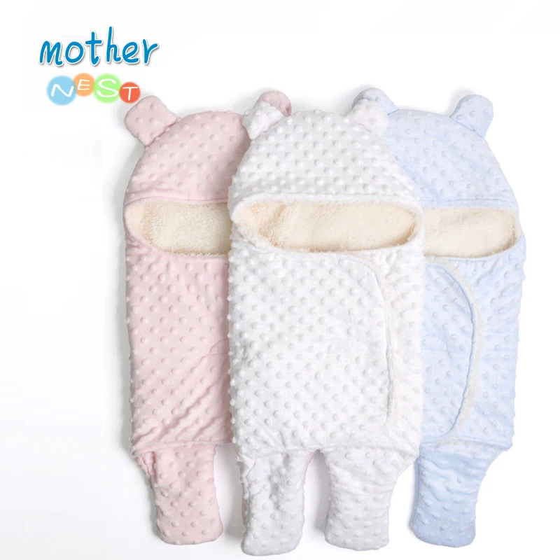 

Mother Nest Newborn Baby Sleeping Bag Infant Cotton Envelope Baby Blanket Sleeping Bag for Newborn Wrap Sleepsack Baby Blanket