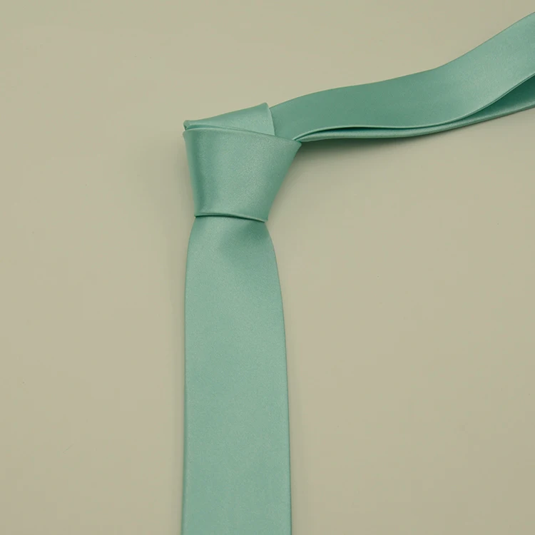 Mint green tie