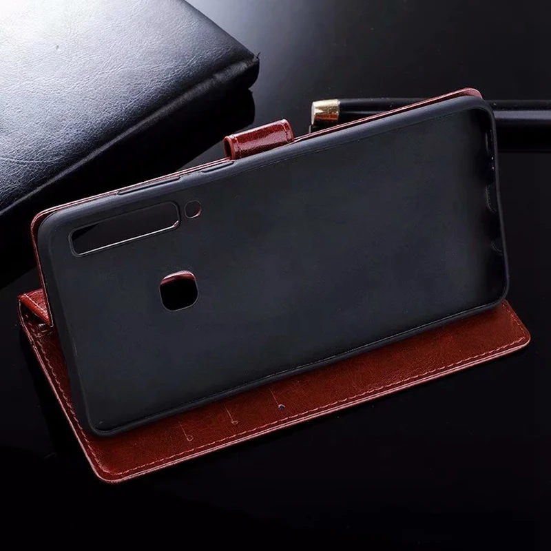 Роскошный кожаный чехол портмоне с откидной крышкой для задней панели Asus Zenfone Max