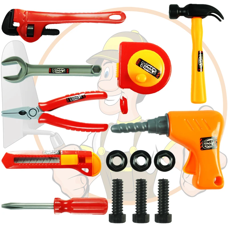 kids plastic tool set