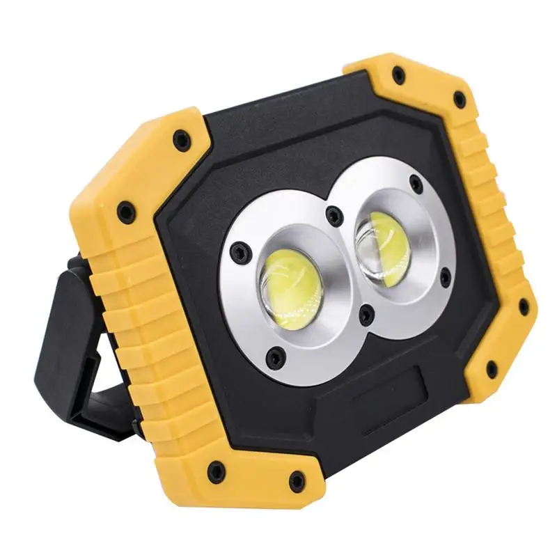 USB Rechargable Work Light 10W COB Floodlight Multi-Functional Lawn Lamp Outdoor Light For Car Repairing Camping Emergency