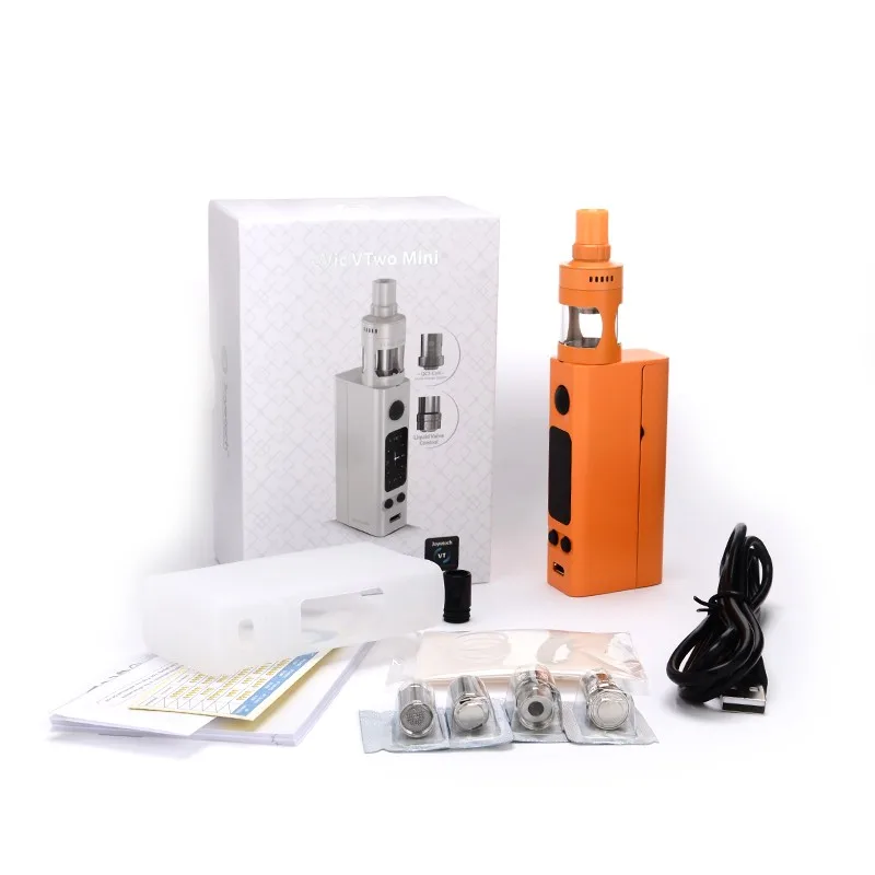 Electronic Cigarette Joyetech eVic VTwo Mini Cubis Pro Kit with 75W Box Mod 4ML Tank Vaporizer Vape hookah from eVic VTC Mini