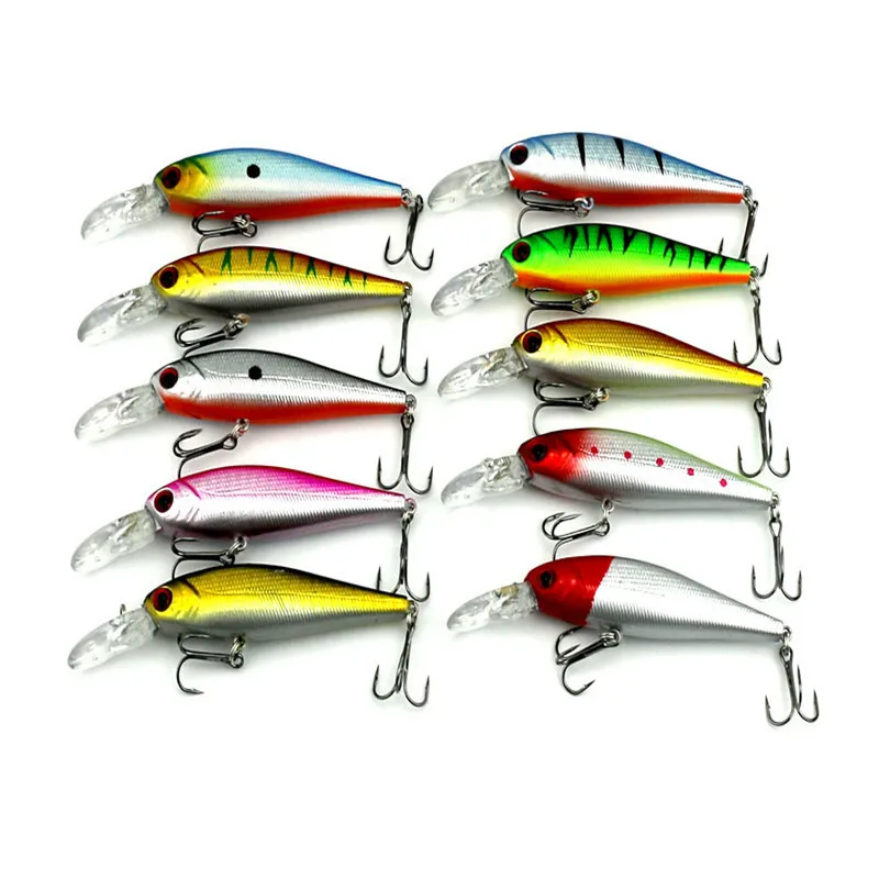 

Vertvie 1PC Fishing Lures Laser Hard Aritificial Wobblers Crankbait Plastic Baits Pesca Isca Plastic Fishing Bait 9.5g