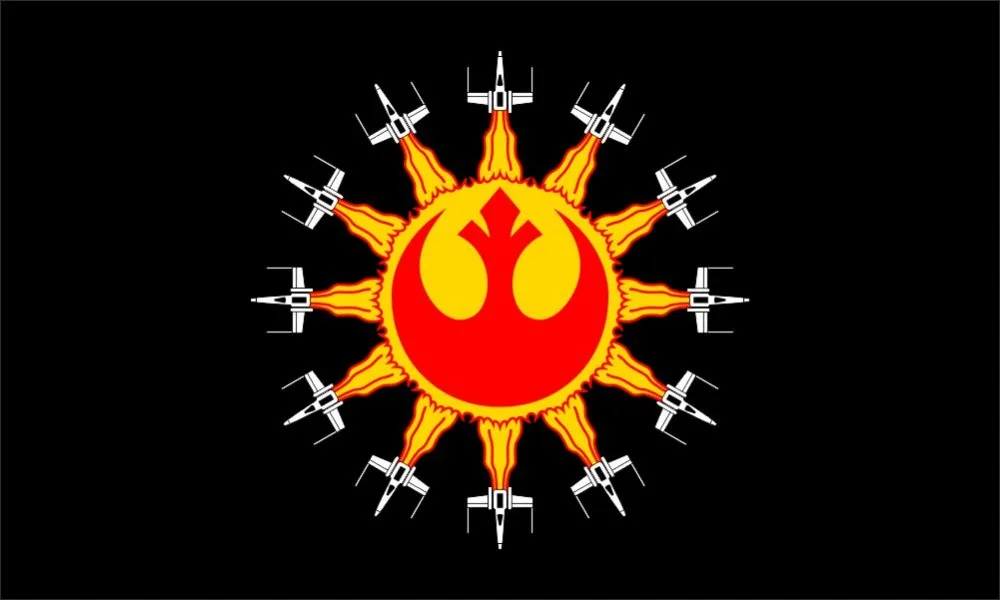 Rogue Squadron FLAG strategic defense initiative 3X5FT 90X150CM