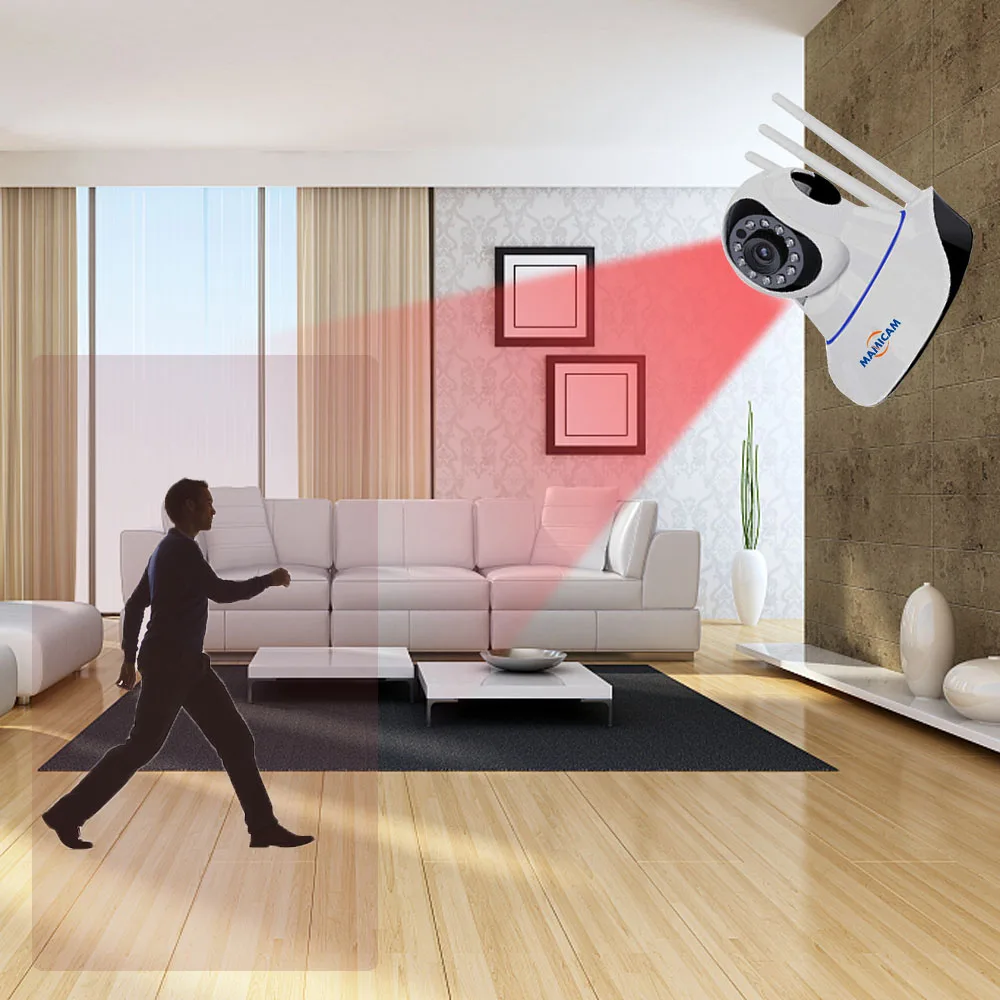 2MP WIFI IP Camera 1080P WiFi Wireless Surveillance Cameras P2P Security CCTV Network PTZ Cam 3 Ant - 32998359462