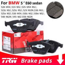 4 TRW peças/set Dianteiro/Traseiro Pastilhas De Freio Para Carro BMW 5’E60 525Li 523Li sedan 520i 523i 525i 525xi 530i 530Li 540i 545i 550i 530xi