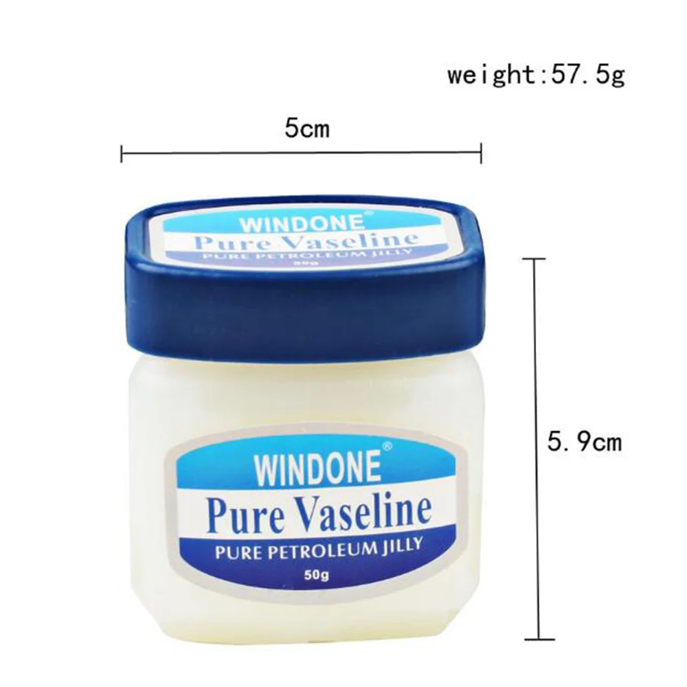 Vaseline Pure Petroleum Jelly увлажняющий крем 50 г против трещин анти трещины крем для рук Защита кожи ног Крем для замораживания