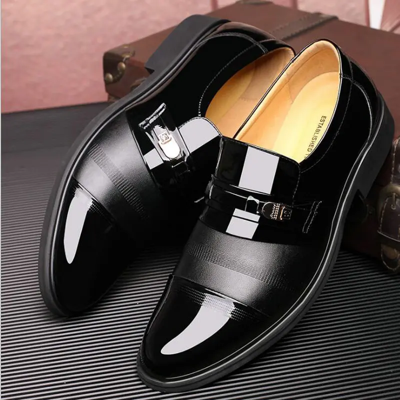 

ACEBUY 2019 New Fashion Shoes Men's Low Shoes Casual Shoes England Business Shoes ZZXP2