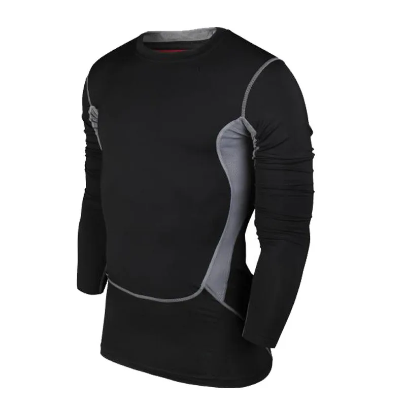 Fitness Crossfit Bodybuilding T Shirt For Male Quick Dry Tees Men's Long Sleeve Workout Compression Tight Tops | Мужская одежда