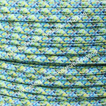 

10 meters Rosy Color 2 core 0.75mm2 Textile Electrical Wire Color Braided Wire Fabric Wire Textile Cable