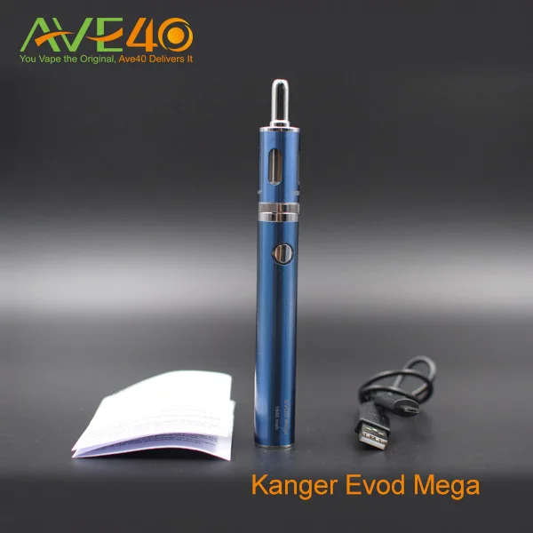 Wholesale New arrivals Electronic cigarette Adjustable battery 1900mah Newest e cig Kanger Evod Mega Starter Kit from ave40