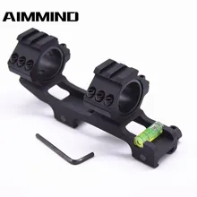 Охотничий оптический прицел крепление двойное кольцо с духом пузырьковый уровень подходит 20 мм Пикатинни для тактического прицела с трубкой 30 мм