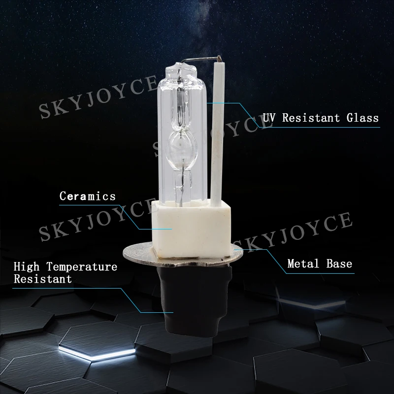 SKYJOYCE 55W Xenon H3C HID Bulb 35W 3000K Yellow H3 4300K 5000K 6000K 8000K Car Headlight Bulb H3C Ceramic HID Replacement Bulb (9)