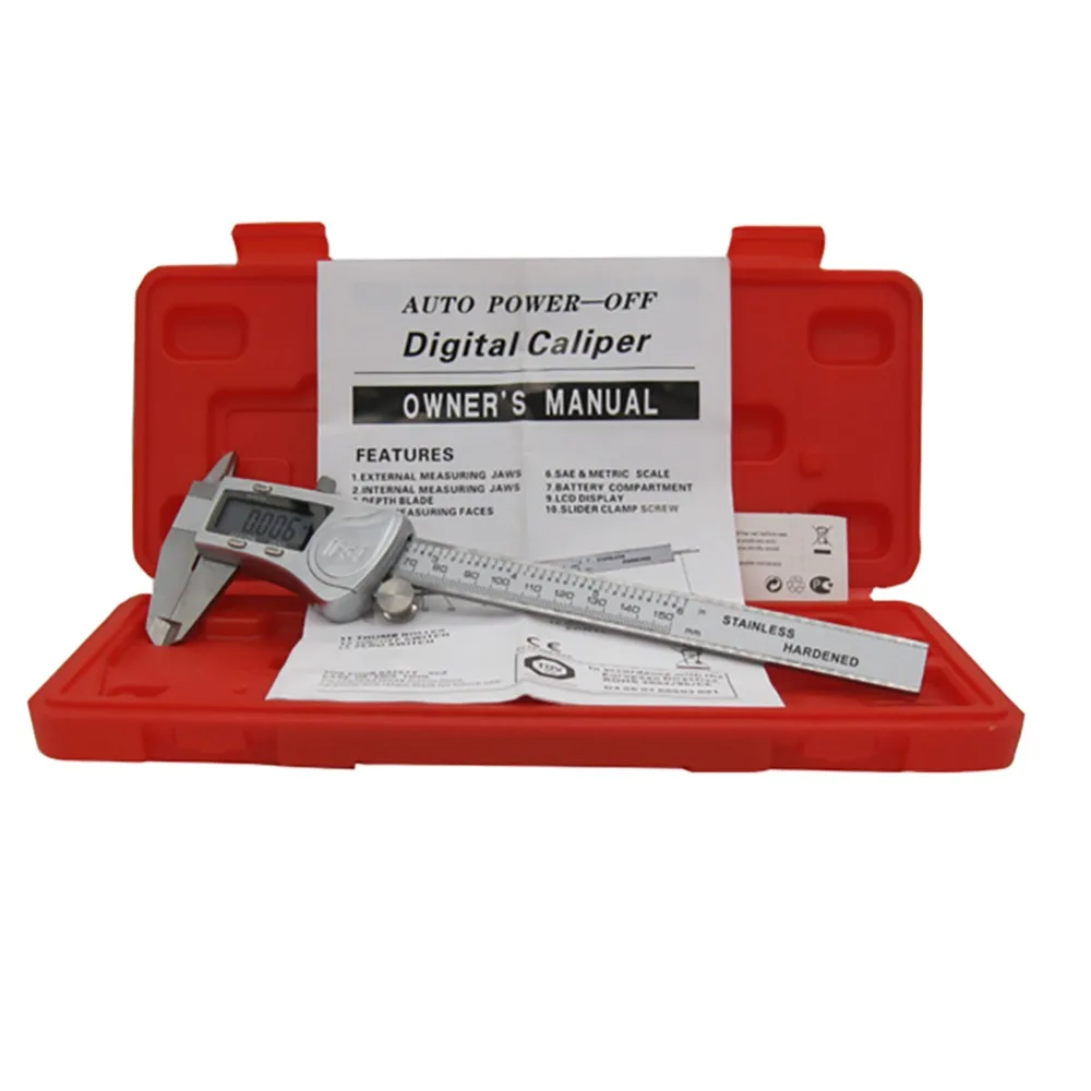 

precision calipers 0-150mm vernier caliper micrometer guage waterproof IP54 Digital Vernier Caliper Measuring tool 0.01 caliper