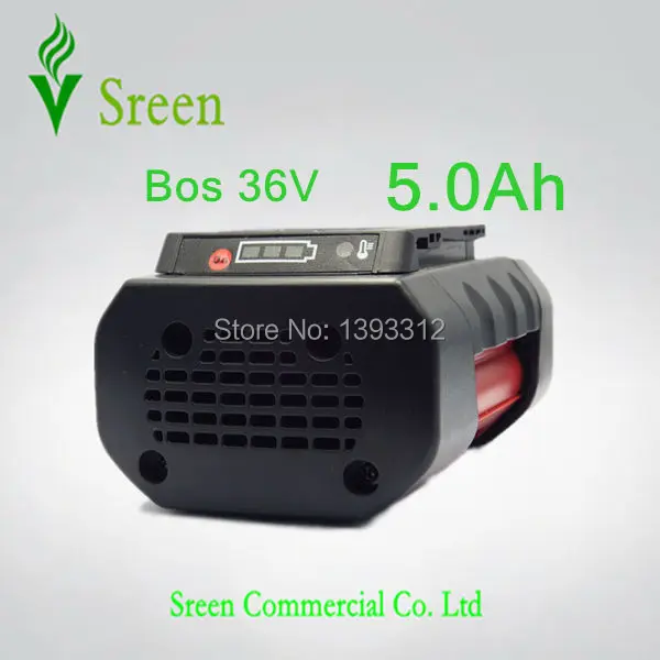 

5000mAh Spare Rechargeable Lithium Ion Power Tool Battery Replacement for Bosch 36V BAT810 BAT836 BAT840 D-70771 2607336108 New