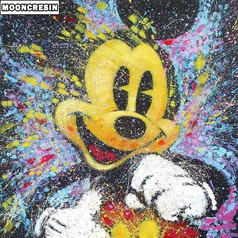 5D Diy Diamond Painting Mickey Mouse Diamond Embroidery Full Square