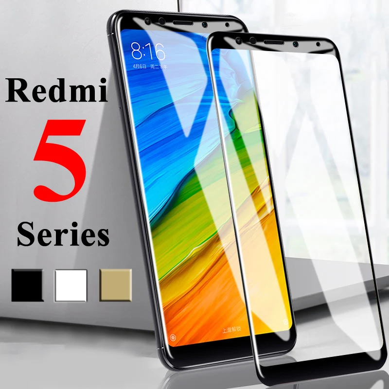 

On for xiaomi redmi note 5 tempered glass plus pro ksiomi note5 screen protector xiao mi xomi xaomi readmi sheet armor glas film