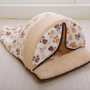 

Winter Pet Dog Bed Warming Dog House Soft Material Nest Dog Fall and Winter Warm Kennel for Cat Puppy Plus Size