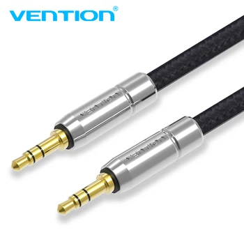 

Vention Jack 3.5 AUX Cable Gold-Plated Nylon Braid Headphone Jack 3.5mm Male To Male Audio Cable for Car BMW Toyota iPhone MP3/4