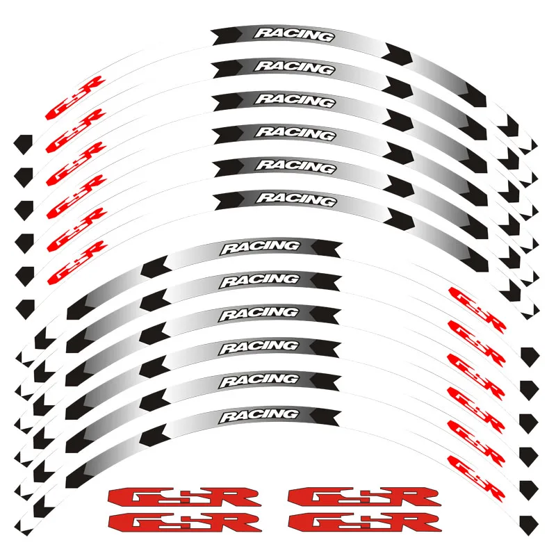 Лидер продаж колеса мотоцикла отличительные светоотражающие наклейки обода полосы R мотоцикл для SUZUKI GSXR GSX R GSR