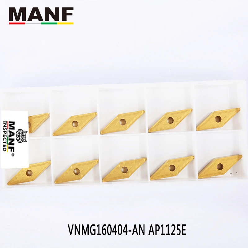 

MANF VNMG160404 VNMG160408 In Turning Tool Lathe Cutter Insert Tool Inner Hole CNC Blade For Steel MVJN MVVN Holder