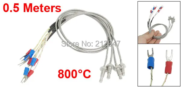 6mm Thread K Type 800C Thermocouple  A
