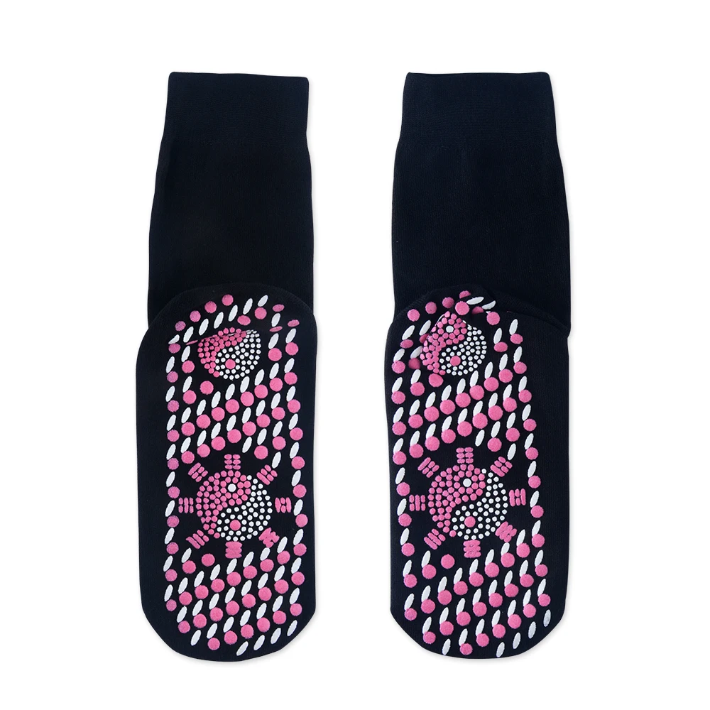 50 пар Self-термический турмалин носки для магнетической терапии, удобный и дышащий массажер зимние теплые носки для ухода за ногами
