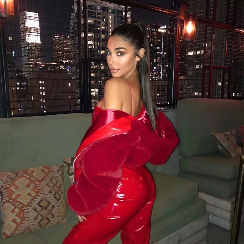 Hoodies faux fur coat manteau femme Iamgia Autumn Winter Coat women high waist red teddy jacket manteau femme hiver 2018 Hoodies faux fur coat manteau femme Iamgia Autumn Winter Coat women high waist red teddy jacket manteau femme hiver 2018