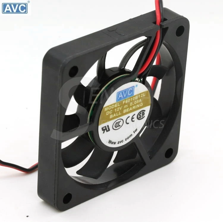 

New original For AVC F6010B12L 6010 6CM 60mm DC 12V 0.08A silent quiet server inverter cooler cooling fans