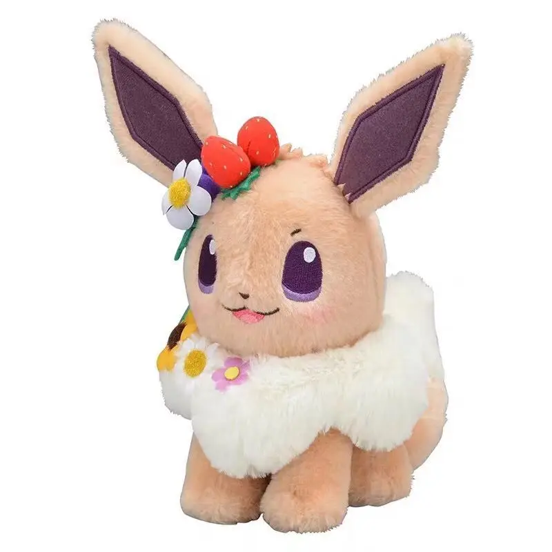 Новая аутентичная японская аниме игра 2 шт Пикачу и Eievui Пасхальная Eevee плюшевая кукла мягкая игрушка ограниченная плюшевая кукла игрушка