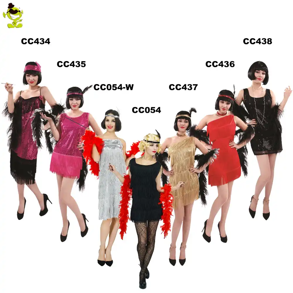 flapper dress and shoes