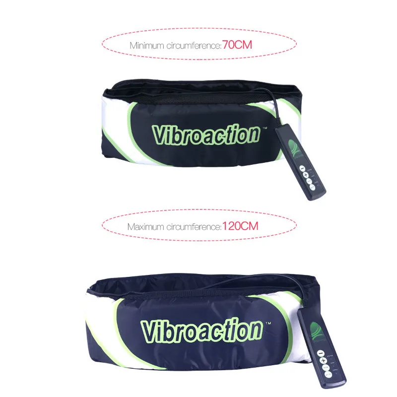Queima de Gordura Perda de Peso Vibroaction Massageador Cinto Magro Massagem Cintura Elétrica Emagrecimento Vibratório S46 5 Utensílios de cuidado facial