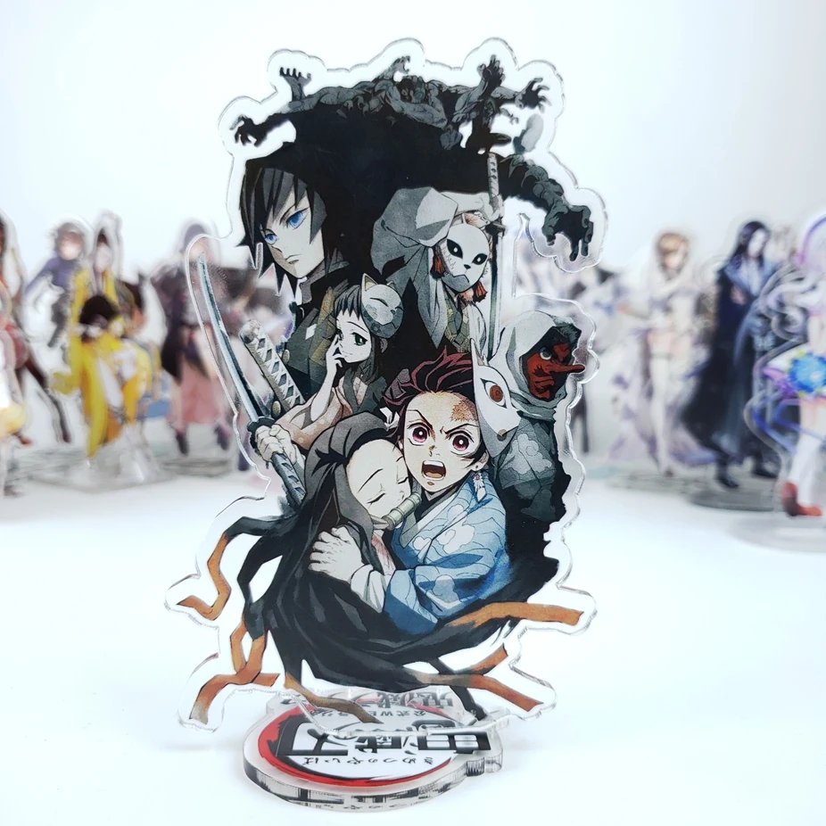 Аниме Demon Slayer: Kimetsu no Yaiba Tsuyuri Kanawo Tanjirou Kamado Nezuko Косплей акриловая настольная