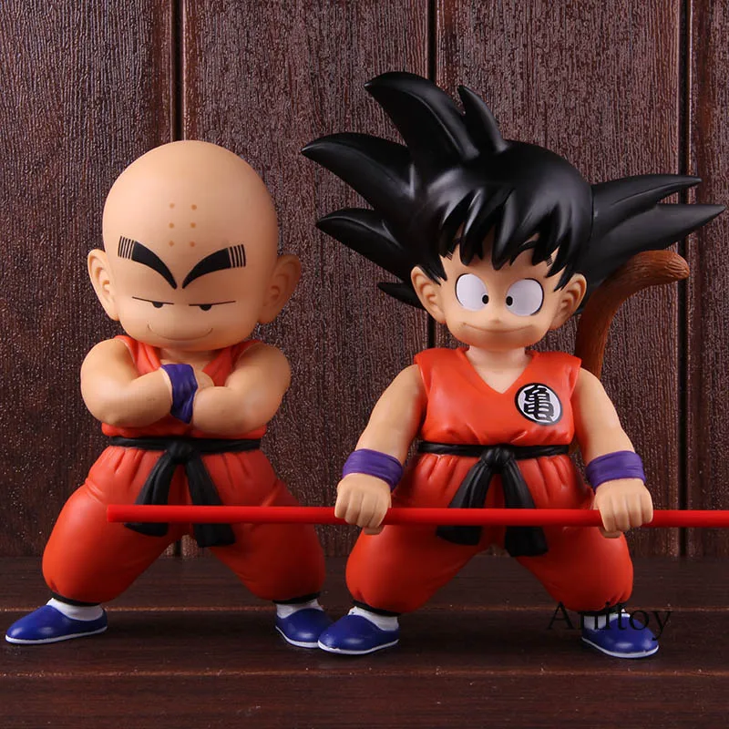 

Hot Toy Anime Dragon Ball Action Figure Son Goku Gokou Klilyn Krillin Q Version Mini Collectible Model Toy Gift