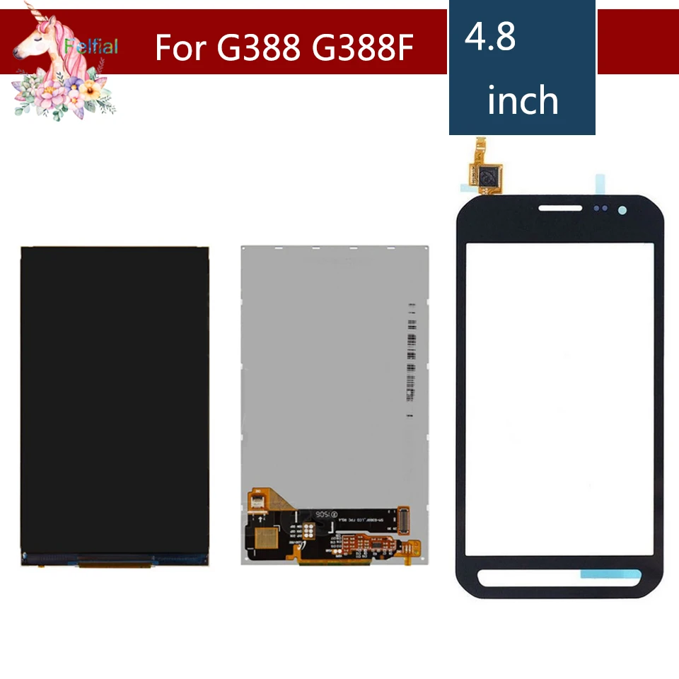4 8 &quotдля Samsung Galaxy Xcover 3 SM-G388F G388 G388F ЖК-дисплей с сенсорным экраном дигитайзер