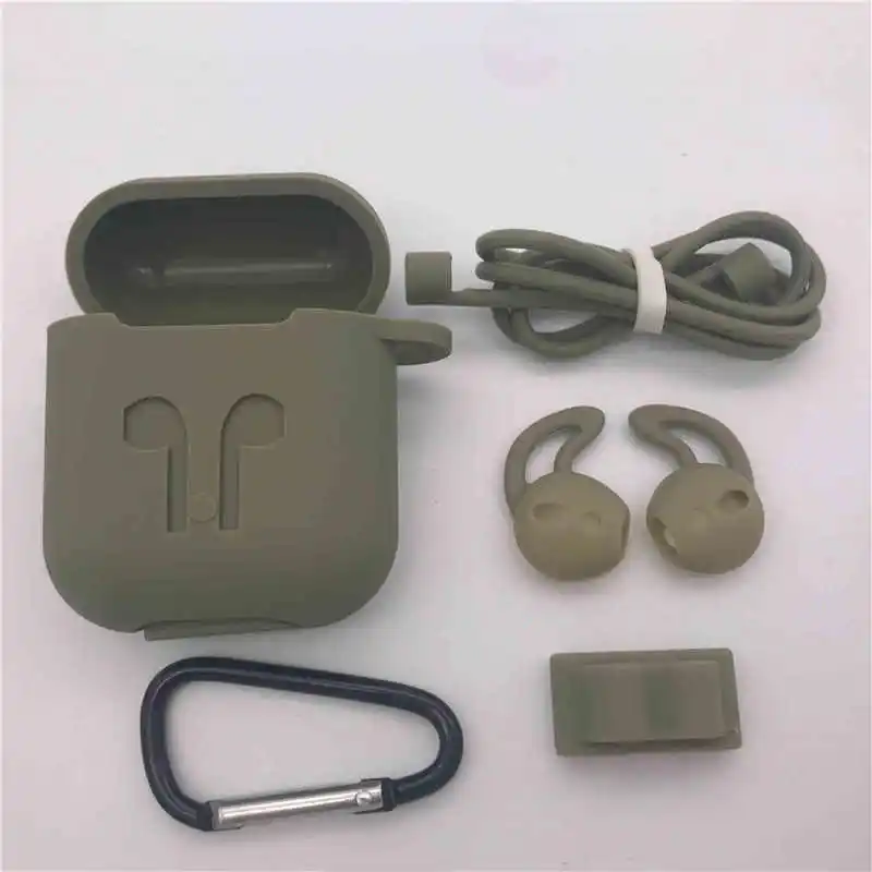 Мягкий силиконовый чехол CALETOP 5 в 1 для Airpods беспроводных наушников Airpod KD10 i10 V8 I12 TWS