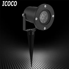 ICOCO мини Водонепроницаемый Снежный лазерный проектор лампа Снежинка Светодиодный точечный светильник Ночной светильник для рождественского фестиваля Ландшафтный Декор