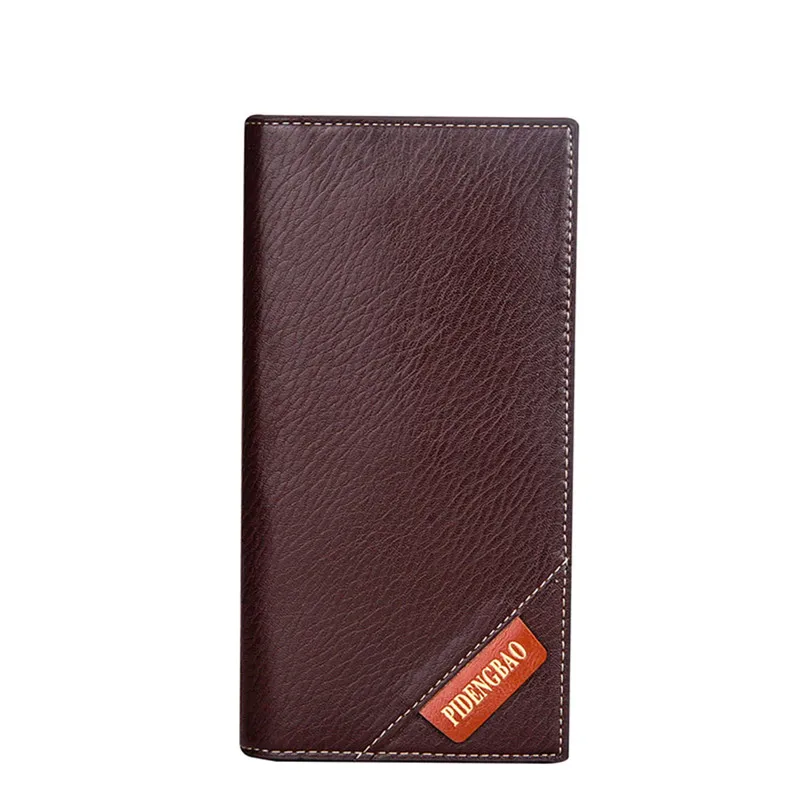 

Hoe wallet Men Long Bifold Business Leather Wallet Money Card Holder Coin Bag Purse drop shipping 0428