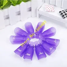 50 шт./лот прочный многоразовая пластиковая накладка для лакирования ногтей жидкость для снятия средство для покрытия лаком био-Гели Soak Off Обёрточная бумага