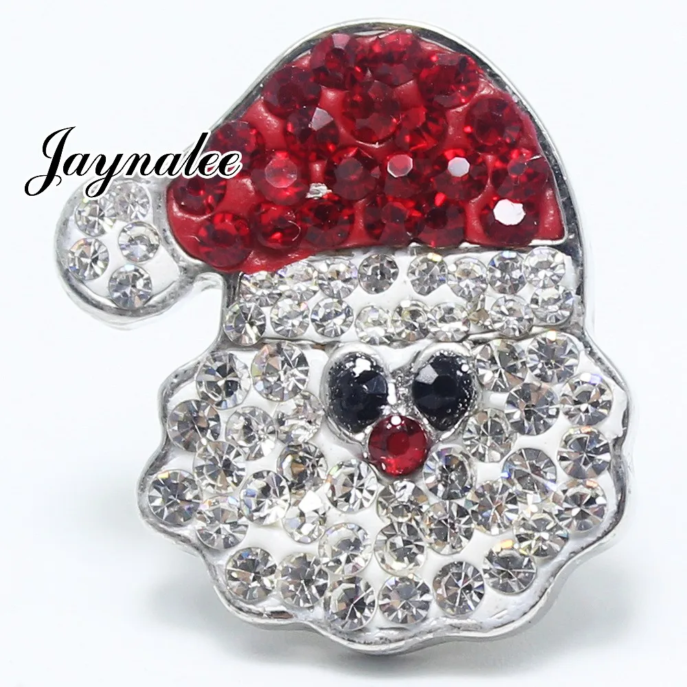 

Christmas ginger Charms Santa Claus 18/20mm Snaps Charms fit Snaps Jewelry Bracelets GS1114016