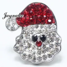 Рождество подвески-шармы Санта Клаус 18/кнопки 20 мм талисманы fit ювелирные украшения с застежкой браслеты GS1114016