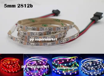 

5mm WS2812B 5050 RGB Led strip 1M 30 leds Individually Addressable DC 5V