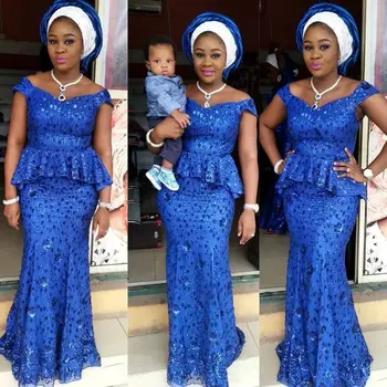 

2018 New Lace African Ankara Clothing African Print Ankara gown Dresses top and Skirt 2 pieces with Free Headtie WY2307